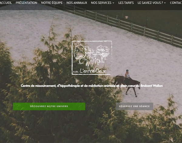 hippotherapie l'entre deux