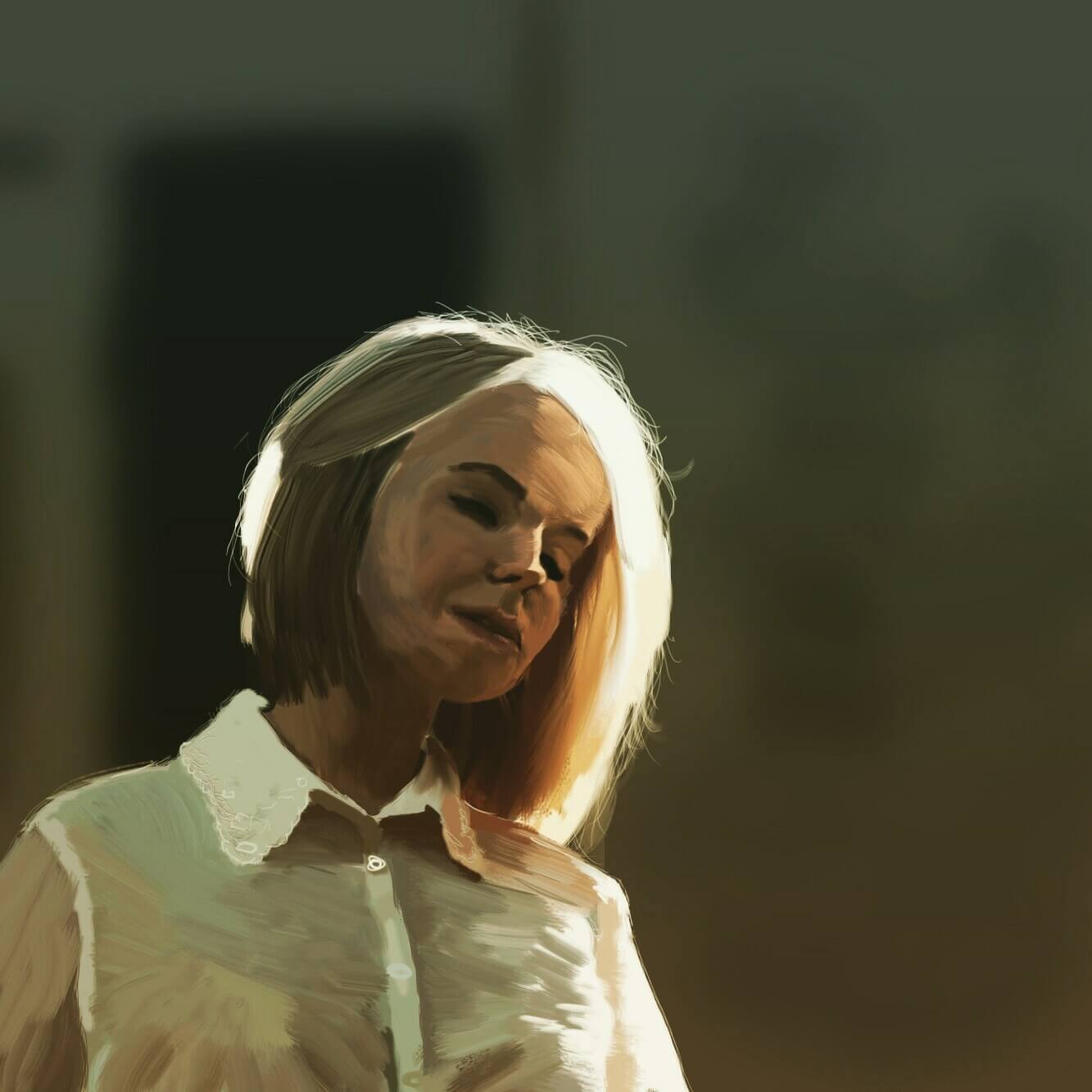 illustration de femme sur photoshop