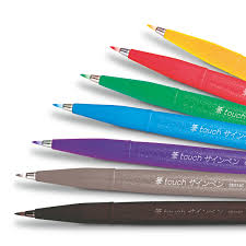 produits pentel de différentes couleurs